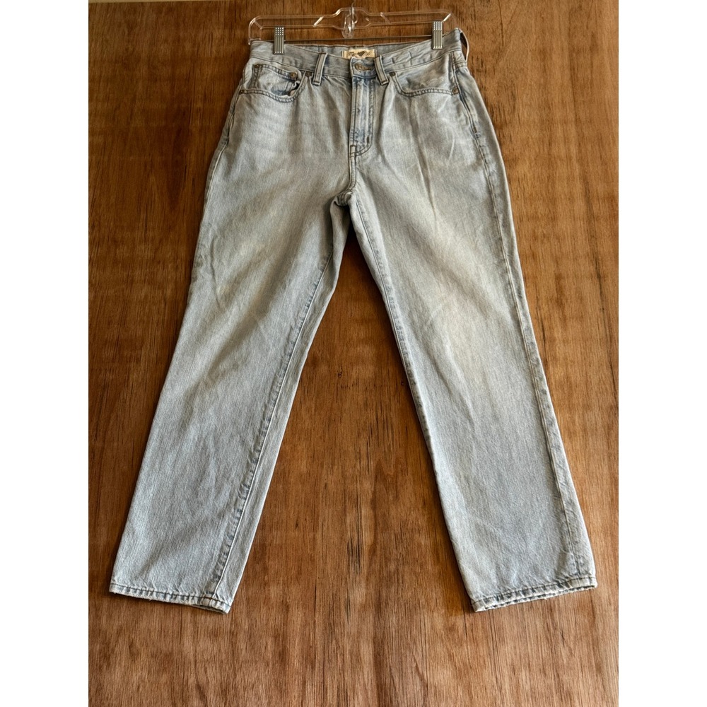 Madewell The Perfect Vintage Jean Light Wash High Rise Straight Leg Size 27